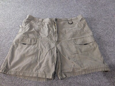 Wrangler Mens Shorts 44 green cargo outdoors pockets hunting