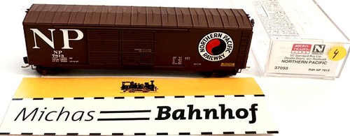 Micro Trains Line 37050 50’ Box Car Plug Door NORTHERN PACIFIC N 1:160 ¥4 å | Zustand: Gebraucht