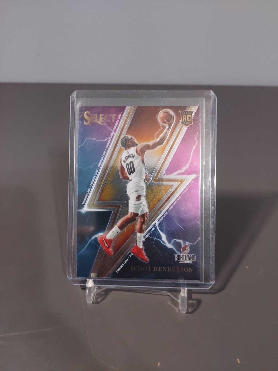 2023-24 Panini Select - Thunder Lane #15 Scoot Henderson (RC)