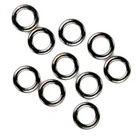 10) TIPPET RINGS size 2mm  (orvis umpqua rio leader fly fishing) made in JAPAN
