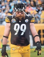 Brett Keisel Autographed SIGNED 8 x 10 PHOTO REPRINT