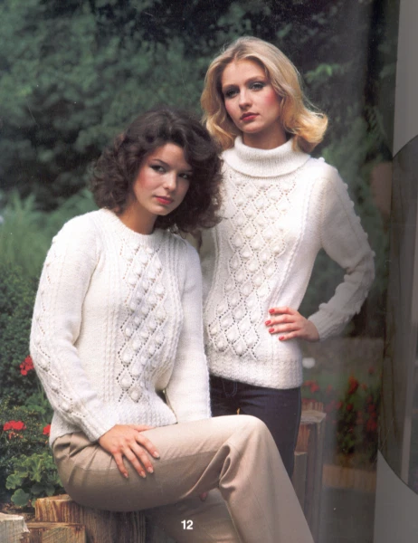 Softies Knitting Knit Pattern Booklet Pullover Jacket Brunswick 819 - Image 4 of 4