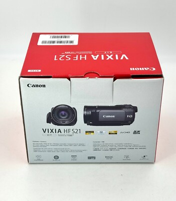 Canon Vixia HF S21 Camcorder W/ Built In 64gb | eBay