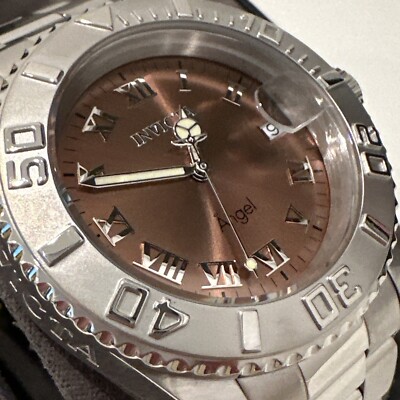 Invicta Angel Women Brown Dial Date, Roman Numeral 40 mm 14362 *DOES NOT WORK*