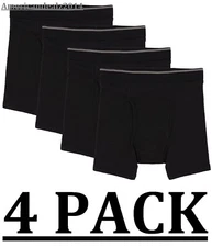 4 Pack -Kirkland Signature Men’s Boxer Briefs Underwear Select Color Size