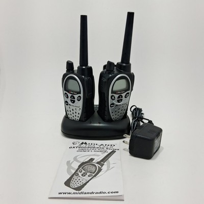 Midland GXT X-Tra Talk 800/808/850 Series 2-Way Radio Walkie Talkies w/ Charger 
