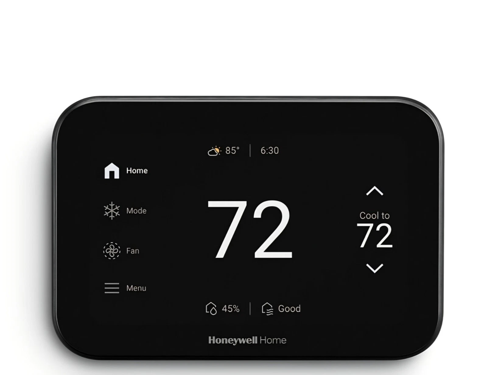 Honeywell THX1100B4 ElitePRO S1100 Smart Thermostat, 5” Touchscreen In Black (4H