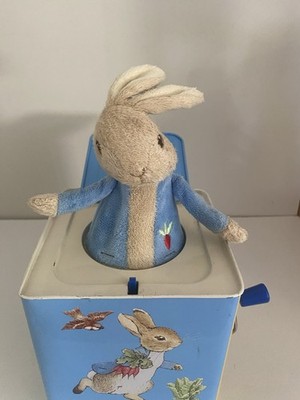 Beatrix Potter Peter Rabbit Jack in the Box Regenbogen-Design musikalisches Aufziehspielzeug