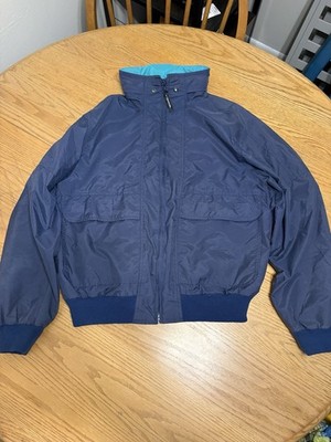 Vintage McGregor Jacket Mens S Hooded Blue Windbreaker Anti Breeze Track Warm Up