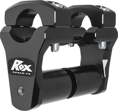 ROX 1R-P2PPS10K Pivoting Bar Risers 2'' Black