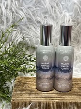 2Pc Bath & Body Works Fragrance Marina Waves & Citrus  Concentrated Room Spray