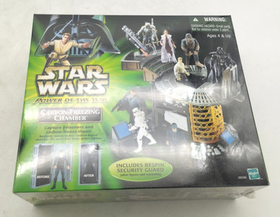 STAR WARS HASBRO Carbon Freezing Chamber Attack MISB Neu Power Of The Jedi 2001