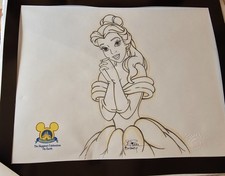 Disney Commemorative Belle Lithograph