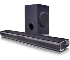LG Soundbar 2.1 con Woofer SQC1 160W di potenza, Dolby Digital con Subwoofer wir