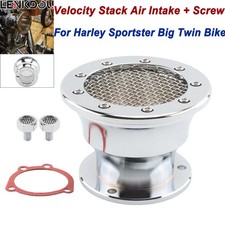 Velocity Stack Air Cleaner Intake Filter Breather Bolt For Harley Sportster 883 Velocity Stack Air Cleaner Intake Filter Breather Bolt For Harley Sportster 883