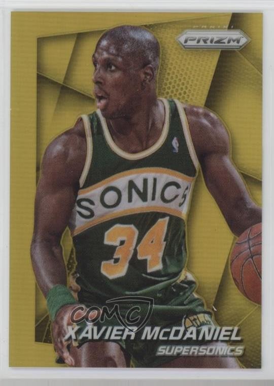 2014-15 Panini Prizm Gold Prizm 7/10 Xavier McDaniel #231 6m7