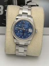 Rolex Datejust 31mm blue floral diamond dial, oyster bracelet 278274 (2023)