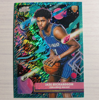 Topps Cosmic Chrome 2025-26 Jase Richardson #144 Orlando Magic RC* Aqua /199