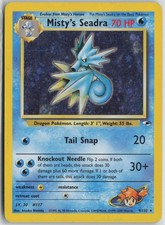 Misty's Seadra *Swirl* 9/132 Rare Gym Heroes Pokemon Unlimited Holo MP on eBay