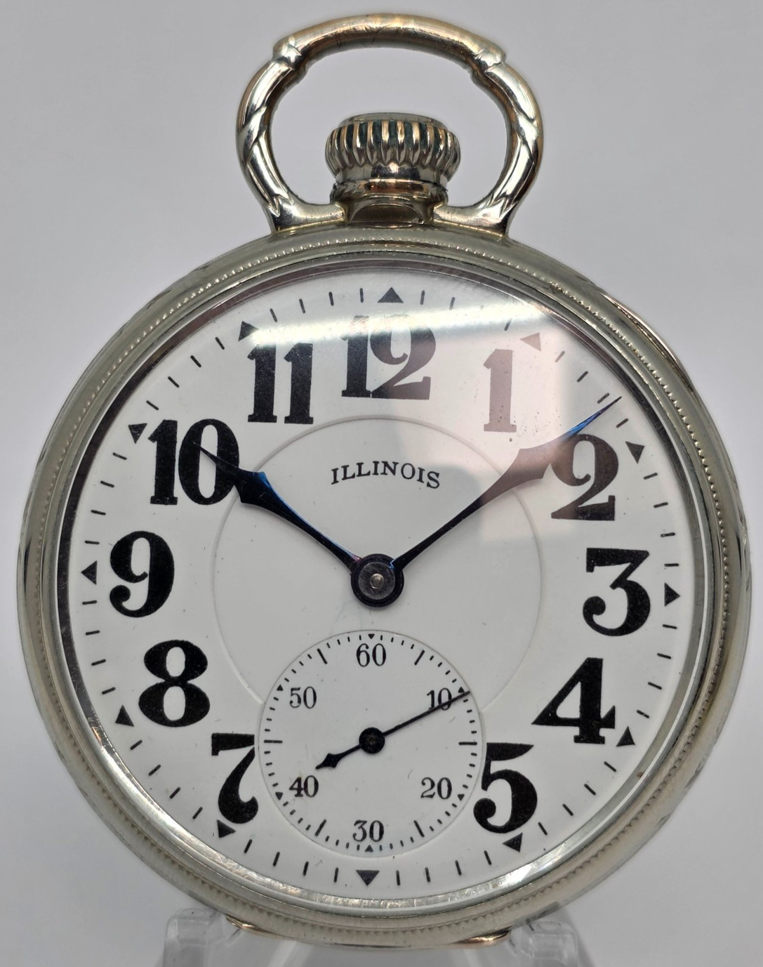 Illinois Sangamo Special 60hr, 17s, 23j, Mod 13 Rail Road Pocket Watch 14k WGF