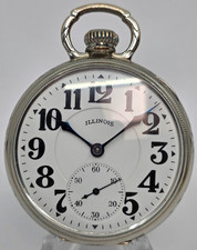Illinois Sangamo Special 60hr, 17s, 23j, Mod 13 Rail Road Pocket Watch 14k WGF
