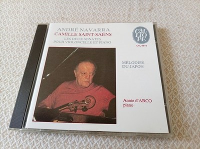 Saint-Saens: Les Deux Sonates für Violoncello & Klavier - Navarra - CD Calliopé