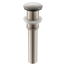Vessel Sink Drain Without Overflow - Bathroom Sink Drain Stopper - Pop Up Dra...