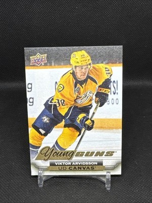2015-16 Series 2 UD Canvas Young Guns C218 Viktor Arvidsson Nashville Predators