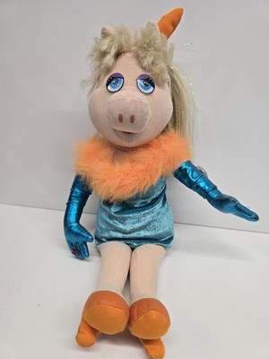Vintage The Muppets Miss Piggy Doll Stuffed Animal Plush Toy With
