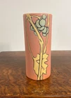 Weller Pottery Etched Matte Cylinder Vase Mint!