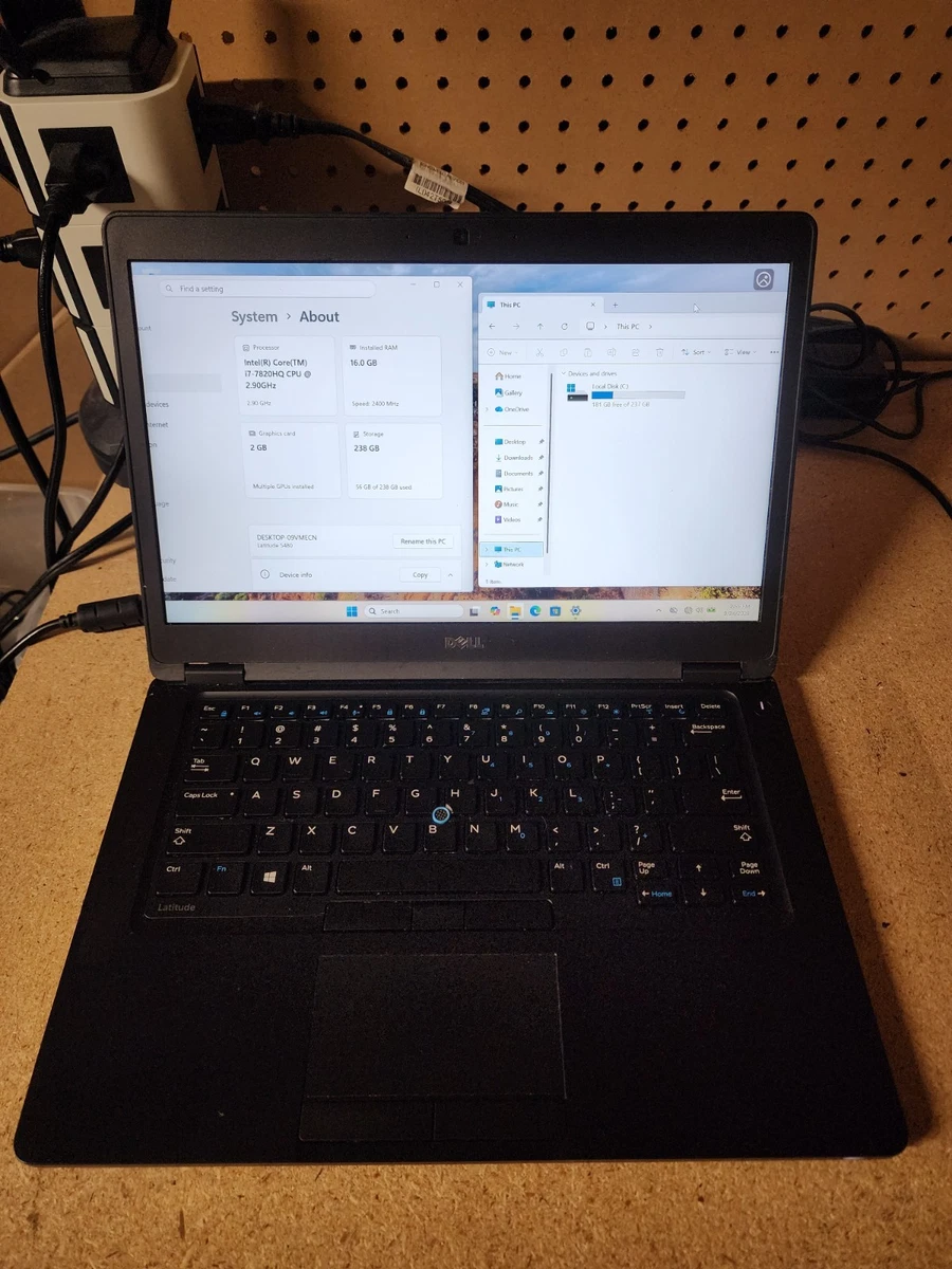 Intel Core i7 7th Gen. PC 256 GB SSD Capacity Laptops & Netbooks