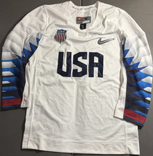Team USA 2018 Olympic Nike Hockey White Jersey Size M / Medium Olympics