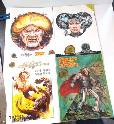 Dungeon Crawl Classics Booklets only Lot Castles & Crusades RPG Quick Start Rule