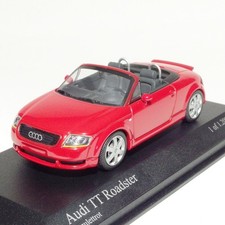Minichamps Audi TT Roadster 1/43 Red Diecast Model Car Authentic NTSCJ