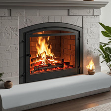 Thick Memory Foam Fireplace Baby Proofing, 72X14 in Soft Fireplace Cover Hearth