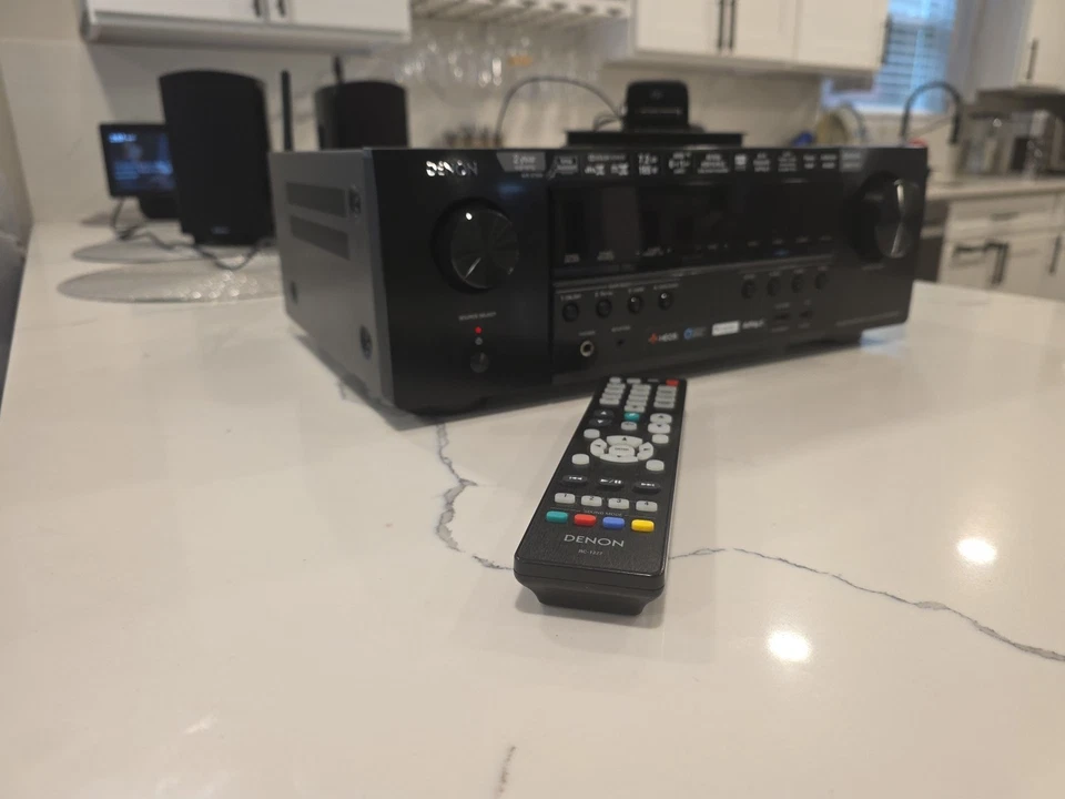 Denon AVR-S750H 7.2 Ch 4K UHD AV Receiver Dolby Atmos DTS:X WiFi Bluetooth HEOS - Image 2 of 4