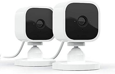 Blink Mini Indoor Plug-In HD Smart Security Camera - Pack of 2