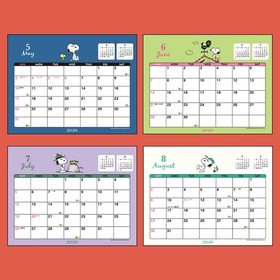 2026 Snoopy Paper Tabletop Ring Calendar 622222 Japan