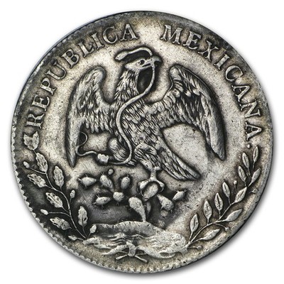 Mexico Silver 8 Reales Cap & Rays (Chopmark, ASW .7859 oz) | eBay