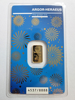 Goldbarren 1 Gramm Argor Heraeus Lunar "YEAR OF THE RABBIT 2023" 999.9 Feingold