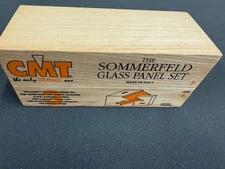CMT Sommerfeld Glass Panel Router Bit Set - 1/2"  shank with box