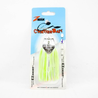 Zman Chatterbait 3/8 oz Versenkung K�der Chart White (0096)