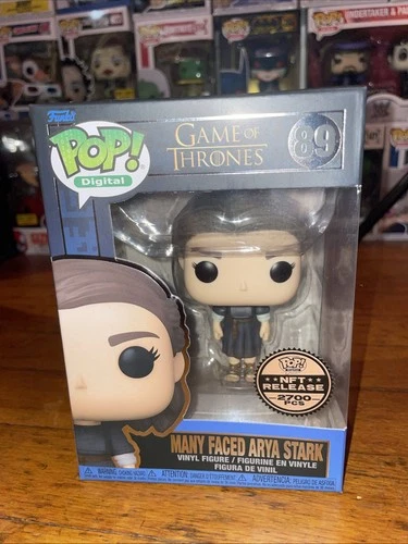 Funko Pop! Digital #89 Game Of Thrones Many Faced ARYA STARK LE 2700 EXCLUSIVE