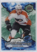 2021-22 Upper Deck Ice Ice Premieres Green 252/799 Jackson Cates #154 k2t