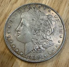 1886 Morgan Silver Dollar Coin