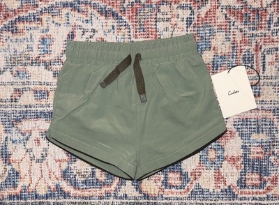 Cadets Cabana Swim Shorts In Green SZ 1/2 NWT