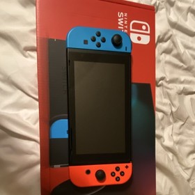 Nintendo Switch Console Neon Blue & Red Joy-Con 32GB Wi-Fi Handheld System