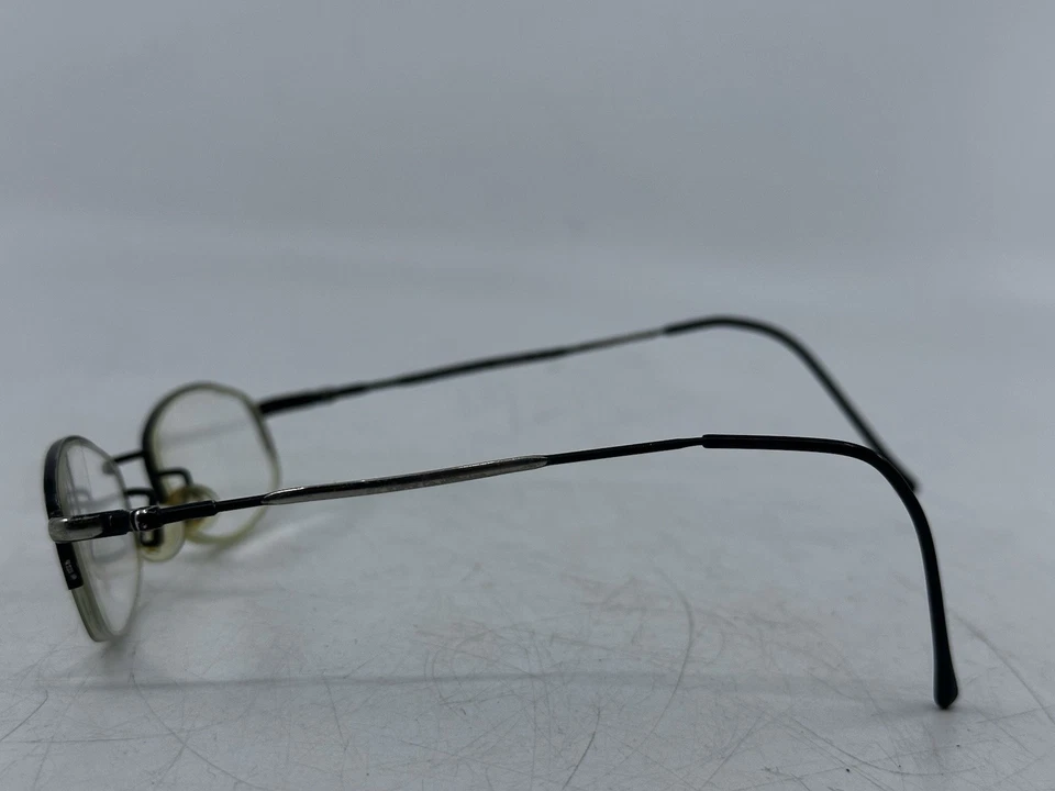 Neostyle Boston 30 S 900 Matte Black Silver Oval Eyeglasses Frame Italy - Image 2 of 4