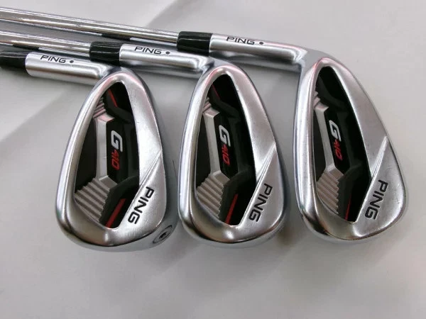 Ping G410 lefty Iron Set 6-9,W,U 6pc Flex Stiff N.S.PRO MODUS3 TOUR 105 Steel - Image 2 of 4