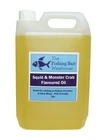 Squid & Monster Crab Flavoured Oil 5ltr - Fishing Bait, Carp, Bait Dip - 5 Litre